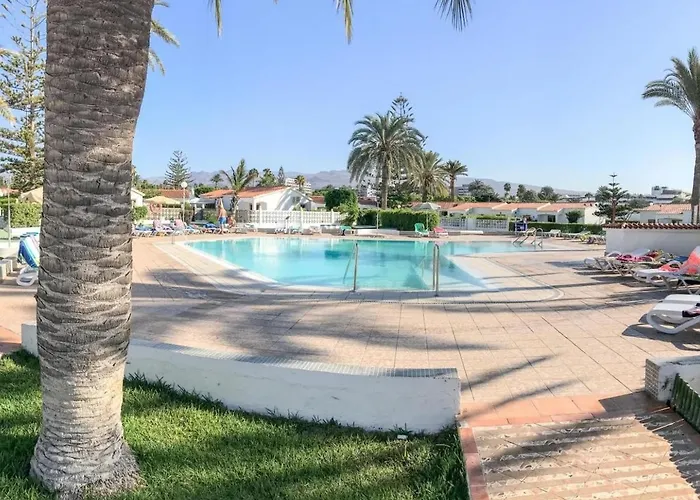Lightbooking Los Arcos Playa Ingles Con Terraza Solarium Y Barbacoa
